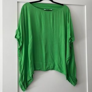 Diane Von furstenberg green top